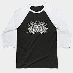 Death Lion Baseball T-Shirt